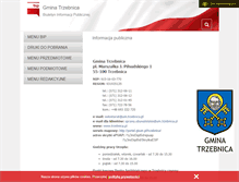 Tablet Screenshot of bip.trzebnica.pl