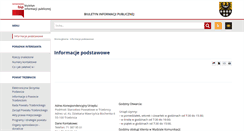 Desktop Screenshot of bip.powiat.trzebnica.pl