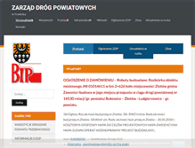 Tablet Screenshot of drogi.trzebnica.pl